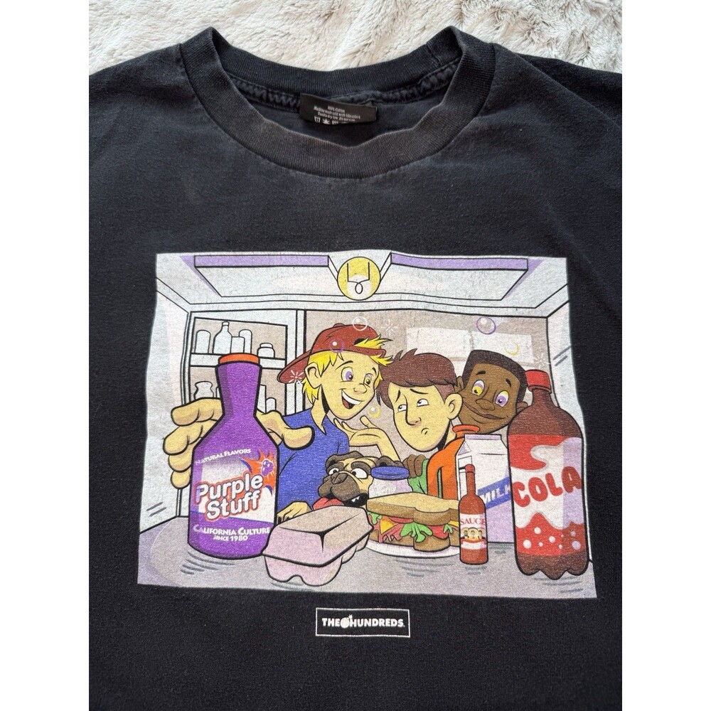 The Hundreds Purple Stuff Tee Rare Vintage Size XL 100% Cotton